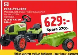 Jem&Fix PEDALTRAKTOR, SEK 629 erbjuda