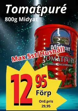 Supergrossen Tomatpuré, Medlemspris erbjuda