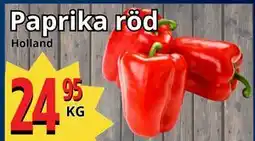 Supergrossen Paprika röd, SEK 24.95 erbjuda