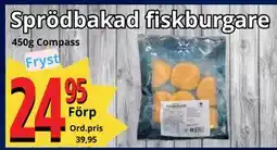 Supergrossen Sprödbakad fiskburgare, SEK 24.95 erbjuda