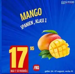 Lucu Food Mango, SEK 17.95 erbjuda