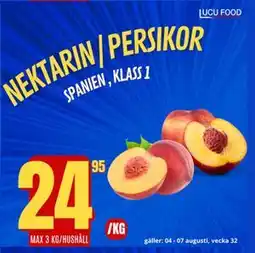 Lucu Food NEKTARIN/PERSIKOR, SEK 24.95 erbjuda