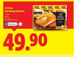 Lidl Culinea 2 XXL Chicken Schnitzels erbjuda