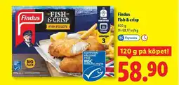 Lidl Findus Fish & crisp erbjuda