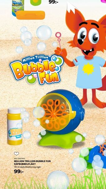 Lekia Bubble Fun Såpbubblemaskin erbjuda