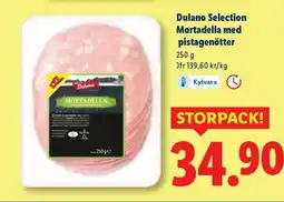 Lidl Dulano Selection Mortadella med pistagenötter erbjuda