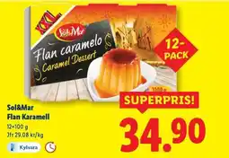 Lidl Sol&Mar Flan Karamell erbjuda