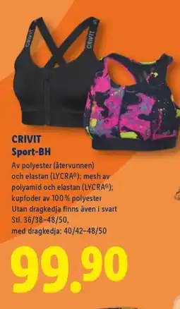 Lidl CRIVIT Sport-BH erbjuda
