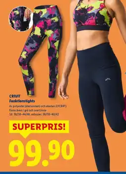 Lidl CRIVIT Funktionstights erbjuda
