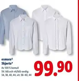 Lidl ESMARA Ⓡ Skjorta erbjuda