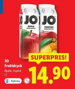 Lidl JO Fruktdryck erbjuda