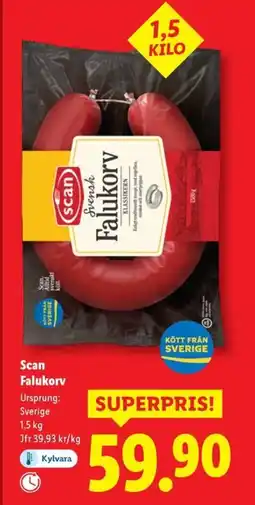 Lidl SCAN Falukorv erbjuda