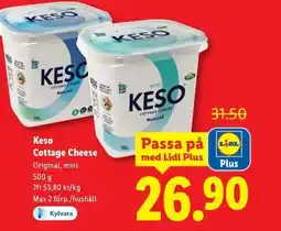 Lidl Keso Cottage Cheese erbjuda