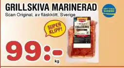 Nya Pulsen Grillskiva marinerad erbjuda