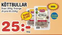 Nya Pulsen SCAN Köttbullar erbjuda