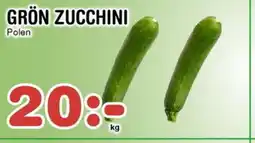 Nya Pulsen Grön zucchini erbjuda