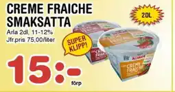 Nya Pulsen ARLA Creme fraiche smaksatta erbjuda
