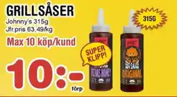 Nya Pulsen JOHNNY'S Grillsåser erbjuda