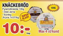 Nya Pulsen Knäckebröd Pyramidknäcke erbjuda