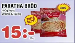 Nya Pulsen Paratha bröd erbjuda