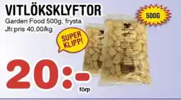 Nya Pulsen Vitlöksklyftor Garden Food erbjuda