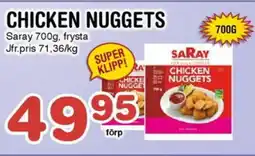 Nya Pulsen Chicken nuggets Saray erbjuda