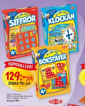 Leklust Tactic Spel erbjuda