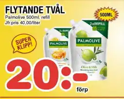 Nya Pulsen PALMOLIVE Flytande tvål erbjuda