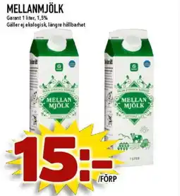 Nya Pulsen GARANT Mellanmjölk erbjuda