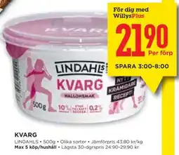 Willys Kvarg erbjuda