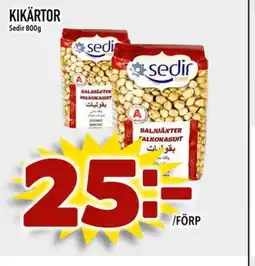 Prisma Mat SEDIR Kikärtor erbjuda