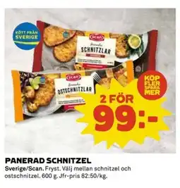 Coop SCAN Panerad schnitzel erbjuda
