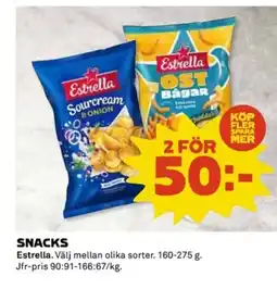 Coop ESTRELLA Snacks erbjuda