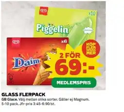 Coop Glass flerpack GB Glace erbjuda