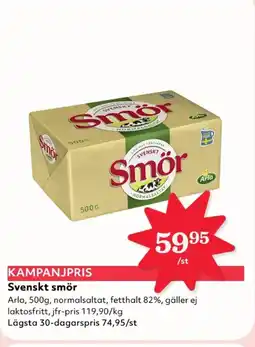 Hemköp Svenskt smör erbjuda