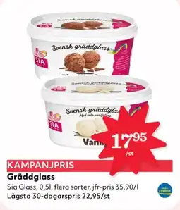 Hemköp Gräddglass erbjuda