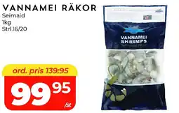 Matrix Butikerna VANNAMEI RÄKOR erbjuda