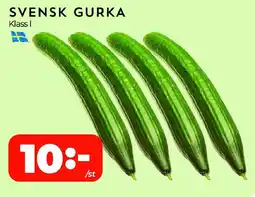 Matrix Butikerna SVENSK GURKA Klass I erbjuda