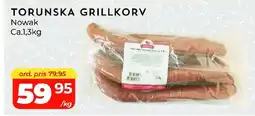 Matrix Butikerna TORUNSKA GRILLKORV erbjuda