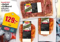 Extra Mjällby Stormarknad Svenskt kött! • Kotlett Grillkarré Grillkryddad erbjuda