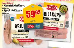 Extra Mjällby Stormarknad Svenskt kött! Klassisk Grillkorv Tjock Grillkorv erbjuda