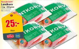 Extra Mjällby Stormarknad Svenskt kött! Lantkorv erbjuda