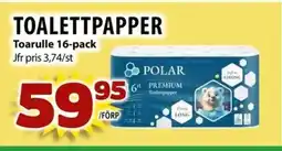 Matvärlden Tensta TOALETTPAPPER Toarulle 16-pack erbjuda
