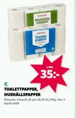 Tempo TOALETTPAPPER, HUSHÅLLSPAPPER erbjuda