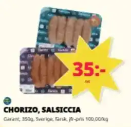 Tempo CHORIZO, SALSICCIA erbjuda