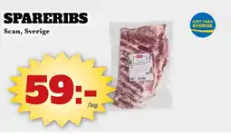 Bonum Matmarknad SPARERIBS Scan, Sverige erbjuda