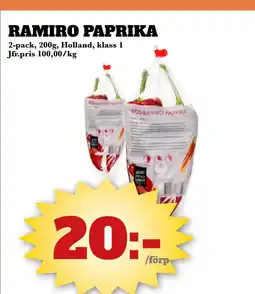 Bonum Matmarknad RAMIRO PAPRIKA erbjuda