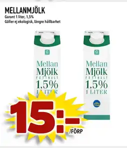 Bonum Matmarknad MELLANMJÖLK erbjuda
