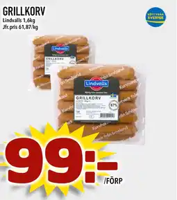 Bonum Matmarknad GRILLKORV erbjuda