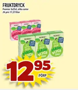 Bonum Matmarknad FRUKTDRYCK erbjuda